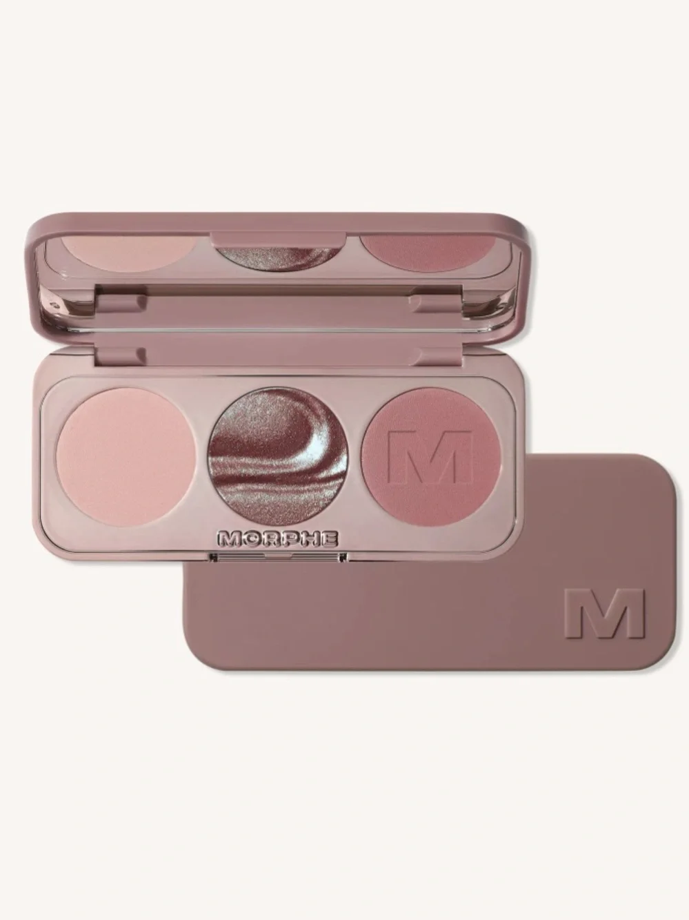 Morphe ChromaPlus Eyeshadow Trio — Platinum Bombshell